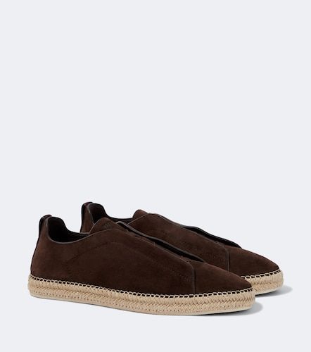 Espadrillas Triple Stitch in suede - Zegna - Modalova