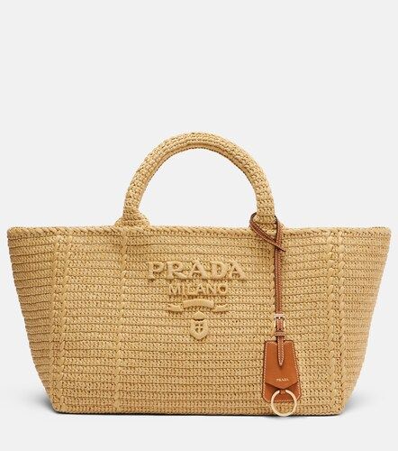 Prada Bolso Large de efecto rafia - Prada - Modalova