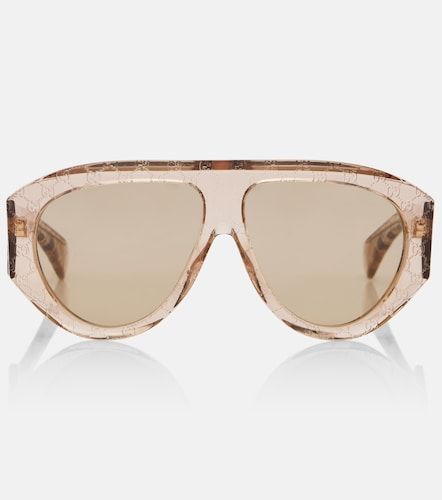 Gucci Gafas de sol máscara con GG - Gucci - Modalova