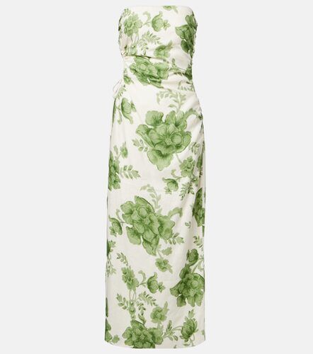 Abito midi Gardella in lino con cut-out e stampa - SIR - Modalova