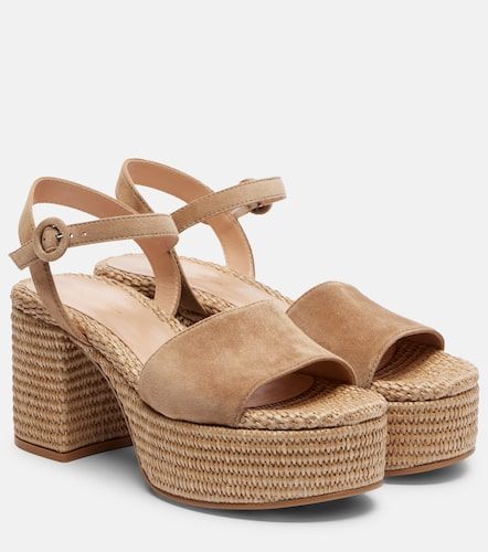 Espadrillas Carol in suede con zeppa - Gianvito Rossi - Modalova