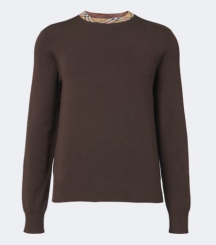 Check wool sweater - Burberry - Modalova