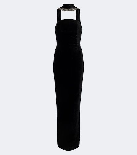 Abito lungo in velluto - Roland Mouret - Modalova