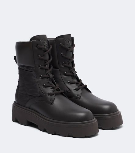 Moncler Aurea leather lace-up boots - Moncler - Modalova