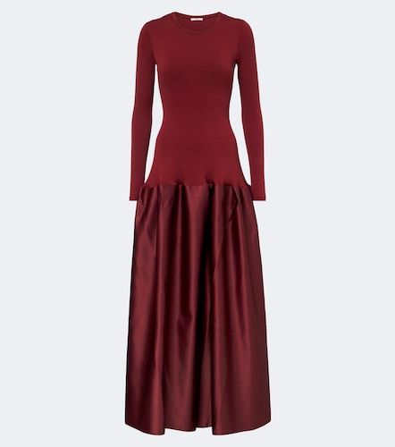 Catrin jersey and duchesse satin maxi dress - Fforme - Modalova