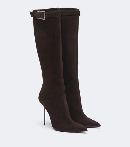 Botas altas Lidia de ante adornadas - Paris Texas - Modalova