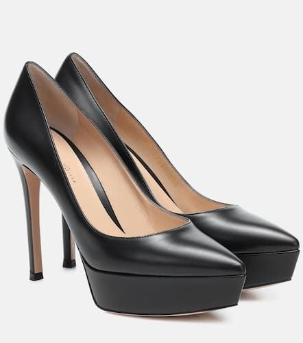 Dasha leather platform pumps - Gianvito Rossi - Modalova