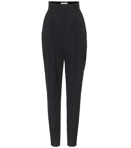 High-rise virgin wool pants - Alessandra Rich - Modalova