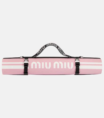 Miu Miu Tappetino da yoga con logo - Miu Miu - Modalova