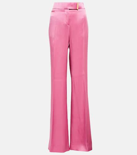 High-rise wide-leg satin pants - Tom Ford - Modalova