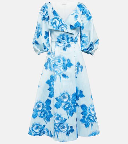 Gabby floral taffeta faille midi dress - Emilia Wickstead - Modalova