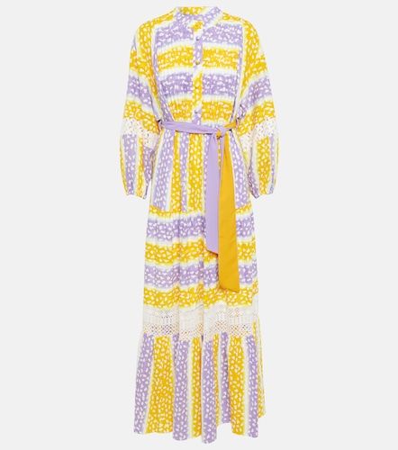 Abito lungo in cotone con ricamo - Diane von Furstenberg - Modalova