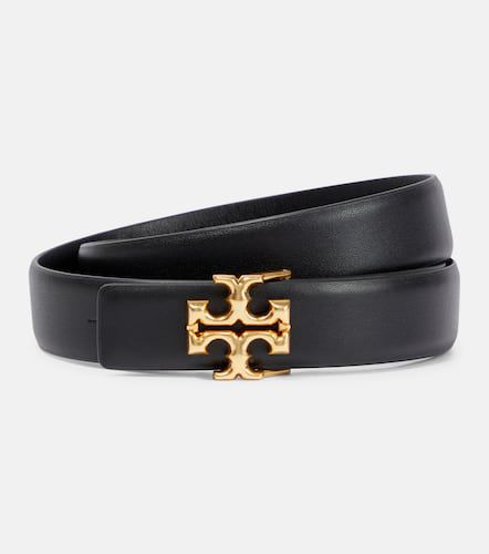 Eleanor logo leather belt - Tory Burch - Modalova