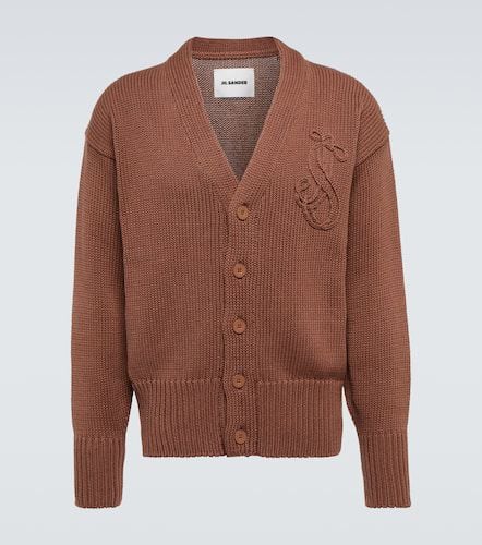 Embroidered knitted cardigan - Jil Sander - Modalova