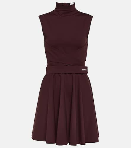 AlaÃ¯a Mockneck jersey dress - Alaia - Modalova