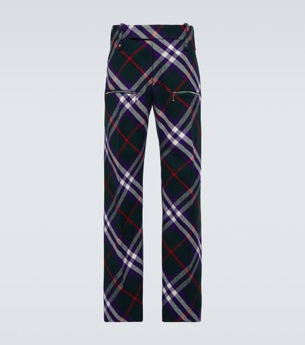 Burberry Burberry Check wool pants - Burberry - Modalova