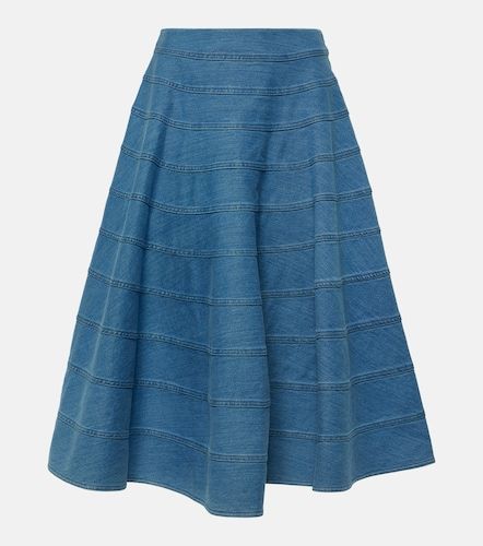 Falda midi Grace de denim con paneles - Altuzarra - Modalova