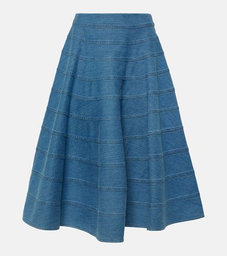 Grace paneled denim midi skirt - Altuzarra - Modalova