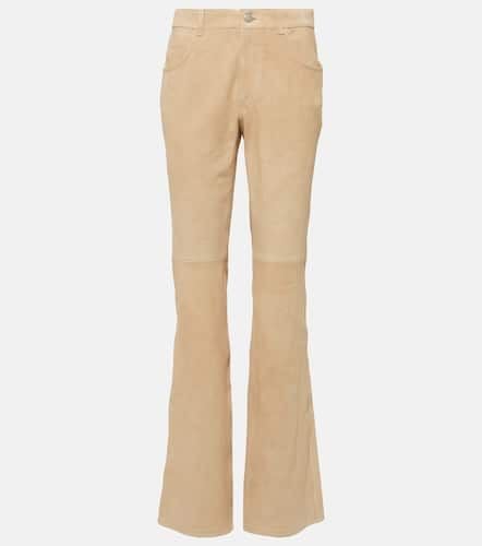 ChloÃ© Mid-rise suede straight pants - Chloe - Modalova