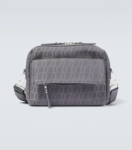 Zip N Flap logo jacquard messenger bag - Christian Louboutin - Modalova