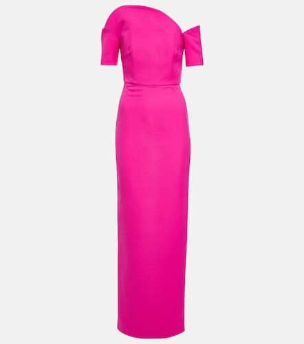 Asymmetric wool-blend maxi dress - Roland Mouret - Modalova