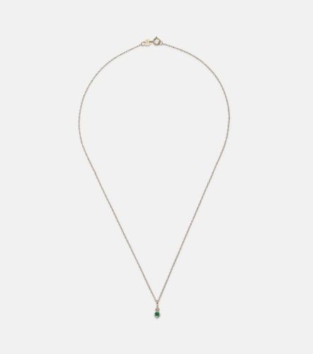 Choker Tiny Emerald Goddess in 14kt con smeraldi e diamanti - Stone and Strand - Modalova