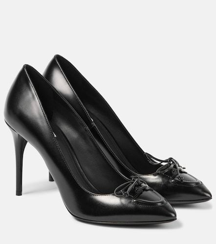 Alaia 90 leather pumps - Alaia - Modalova