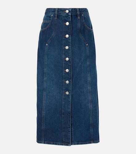 Vandy denim midi skirt - Marant Etoile - Modalova