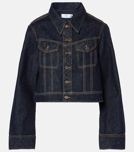 Cropped denim jacket - Victoria Beckham - Modalova