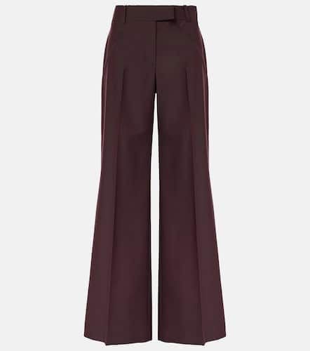 Wool and mohair wide-leg pants - Alexander McQueen - Modalova