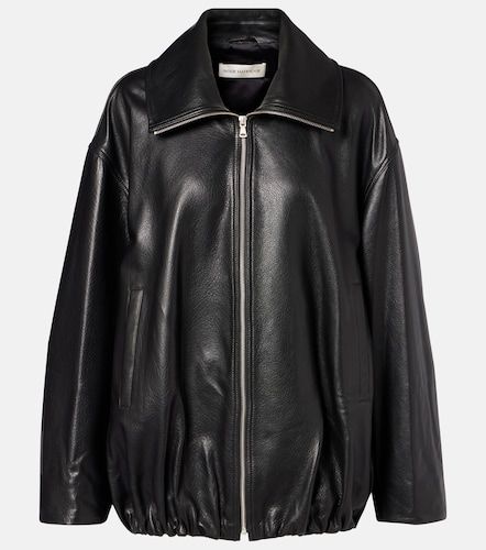 Nour Hammour Elisse leather jacket - Nour Hammour - Modalova