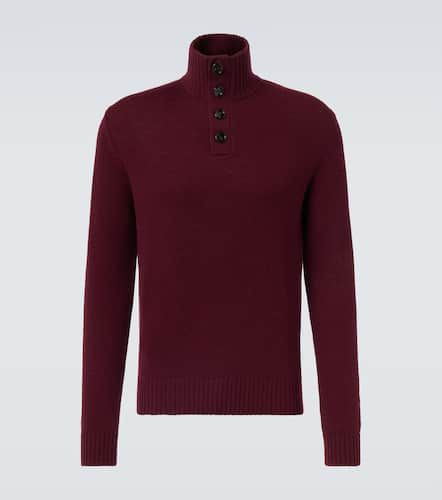 Wool and cashmere turtleneck sweater - Allude - Modalova