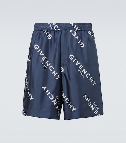 Shadow silk Bermuda shorts - Givenchy - Modalova