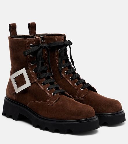 Botines de ante con cordones - Roger Vivier - Modalova