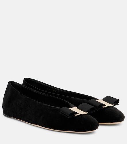 Bailarinas Vanna de terciopelo - Ferragamo - Modalova