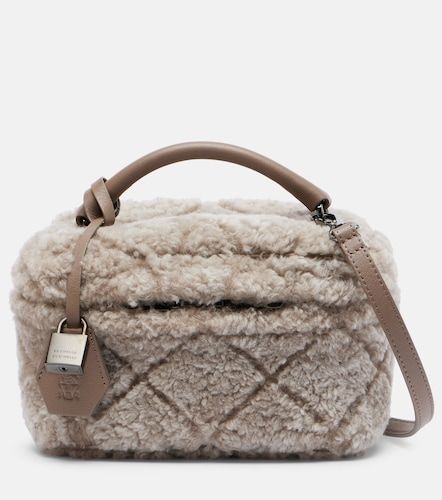 Beauty case in shearling - Brunello Cucinelli - Modalova