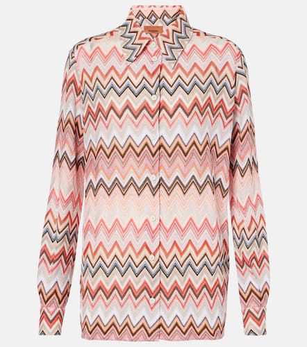 Missoni Zig Zag cotton-blend shirt - Missoni - Modalova