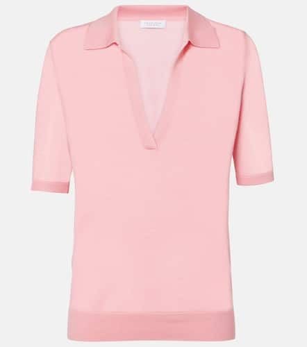 Frank cashmere and silk polo sweater - Gabriela Hearst - Modalova