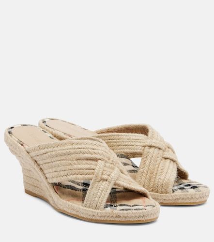 Burberry Sandali con zeppa - Burberry - Modalova