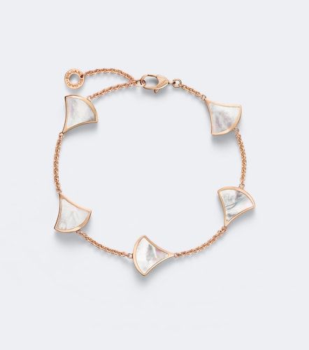 Pulsera Divas' Dream de oro rosa de 18 ct con nácar - Bvlgari - Modalova