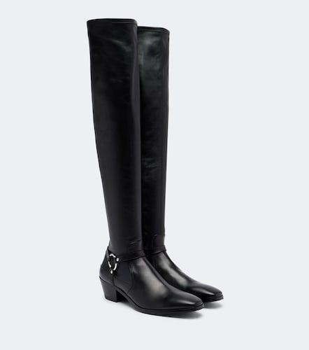 Leather over-the-knee boots - Tom Ford - Modalova