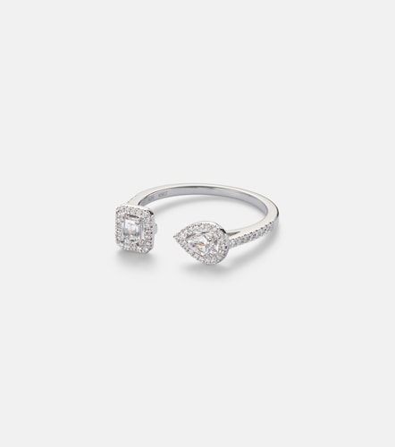 My Twin 18kt white gold ring with diamonds - Messika - Modalova