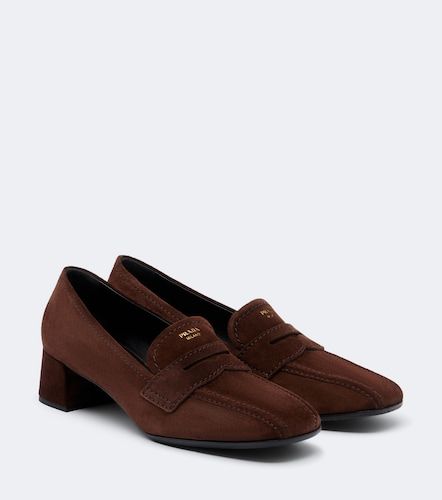 Prada Loafer-Pumps aus Veloursleder - Prada - Modalova