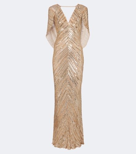 Abito lungo Fiore con paillettes - Jenny Packham - Modalova