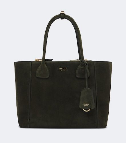 Shopper Nova Large in suede - Prada - Modalova