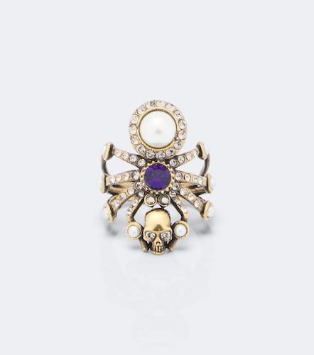 McQueen Spider embellished ring - McQueen - Modalova