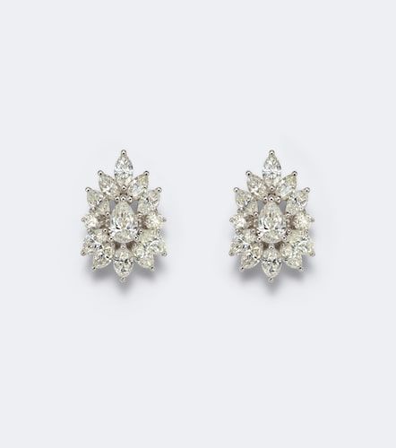 Pendientes Y-Not de oro blanco de 18 ct con diamantes - Yeprem - Modalova