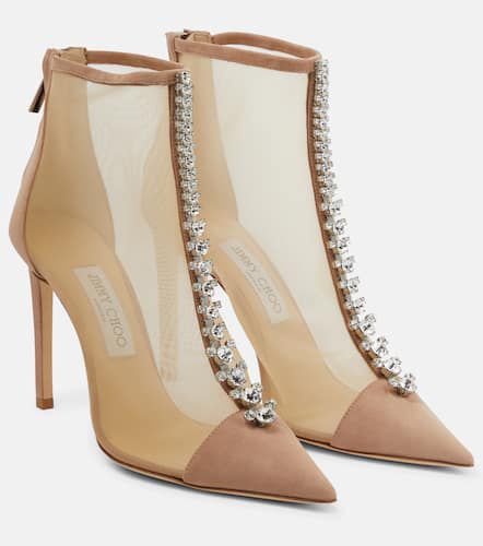 Bing 100 mesh and suede ankle boots - Jimmy Choo - Modalova