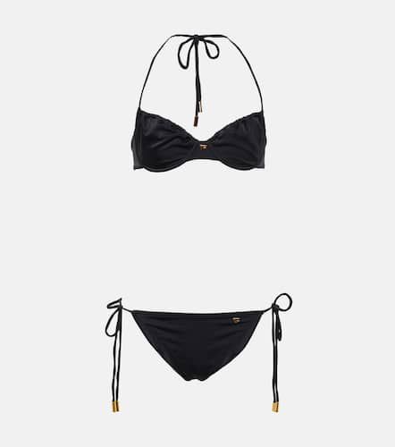 Tom Ford Logo ruched bikini - Tom Ford - Modalova