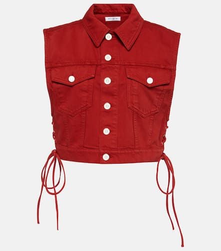 AlaÃ¯a Eyelet cotton vest - Alaia - Modalova